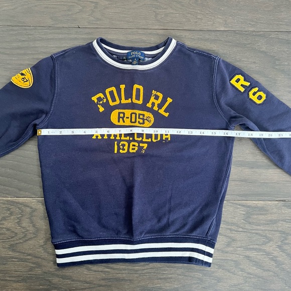 Kids Polo Sweatshirt Size 5-6 - Picture 3 of 7